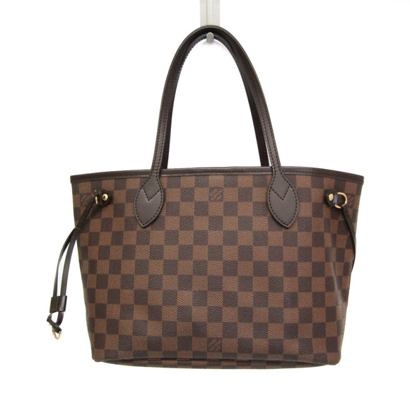 LOUIS VUITTON Brown Damier Neverfull PM Tote Bag - Picture 1 of 11